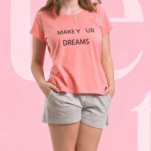 粉色家居服套装