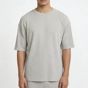 男士灰色休闲衫